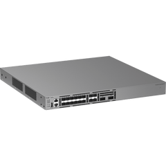 Switch 10G / 12 Puertos SFP+ 1G/2.5G/10G / 4 Puertos SFP28 10G/25G / 2 Puertos QSFP+ 40G / Capacidad 600 Gbps / Reenvío 446.4 Mpps / CPU Quad Core ARMv8 Cortex-A72 / 1 RU / Alimentación AC / Línea Cybrey