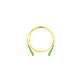 Jumper de Fibra Optica Monomodo 9/125 OS2, SC/APC-SC/APC Simplex, OFNR (Riser), Color Amarillo, 5 Metros (16.40 Pies)