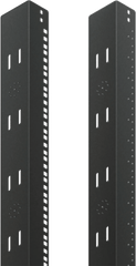 Ángulo con Tuerca Cuadrada de 19 pulgadas para rack ProLine, ajuste de 2000 mm, de acero, negro