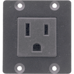 Módulo de Alimentación Eléctrica TBUS | Toma US 100-120V AC 5A | Doble Insert | Certificación UL | Compatible UTBUS