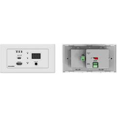 Codificador AVoIP Wall Plate | 4K60 4:2:0 HDR10 | Red 1G | Entradas HDMI y USB-C | PoE | Control Web y API | Puerta de enlace RS232 y CEC