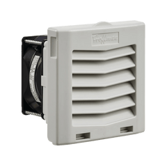 Ventilador Con Filtro de Montaje Lateral HF04, Con Flujo de Aire de 21 CFM, 115 Vca, Color Gris Claro