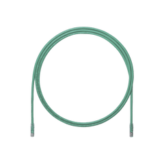 Cable de Parcheo UTP, Cat6A, 24 AWG, CM, Color Verde, 0.61 Metros (2 Pies)