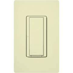 Switch de pared inalámbrico on/off de doble voltaje 120/277 V para iluminación o motores, sin cable neutro, sistema RadioRA 2