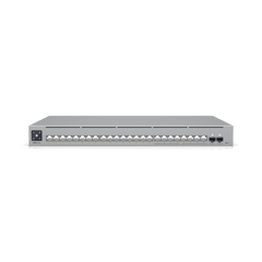 UniFi Switch Pro Max 24 – Switch Capa 3 con 24 Puertos (8 × 2.5 GbE y 16 × 1 GbE), 2 Puertos SFP+ 10G y Pantalla Informativa Integrada
