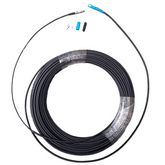 Rollo de Fibra Óptica Drop Redonda G657A2 Monomodo Simplex de 200 Metros con Conectores SC/UPC-SC/UPC para Instalaciones Aéreas o a la Intemperie