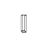 Rack de Cuatro Postes Estándar de 19", Rieles Con Orificio Para Tuerca Enjaulada, Profundidad Ajustable de 23 a 42 in, 45 Unidades de Rack, Color Negro