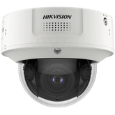 Domo IP 8 Megapixel / Lente Mot. 2.8 a 12 mm / DARKFIGHTER / WDR 120 dB / IK10 / 30 mts IR / Conteo Facial / Detección Facial / Interior / PoE / Búsqueda por Atributos / Micrófono Integrado / Micro SD