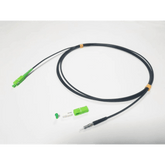 Rollo de Fibra Óptica Drop Redonda G657A2 Monomodo Simplex de 200 Metros con Conectores SC/APC-SC/APC para Instalaciones Aéreas o a la Intemperie