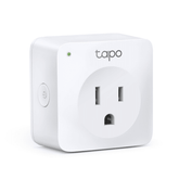 Mini tomacorriente inteligente Wi-Fi, 100 - 120V~, 50/60Hz, 15.0A, compatible con Amazon Alexa y Google Assistant, color blanco.