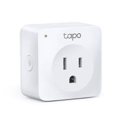 Mini tomacorriente inteligente Wi-Fi, 100 - 120V~, 50/60Hz, 15.0A, compatible con Amazon Alexa y Google Assistant, color blanco.