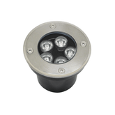Luminario Empotrar en Piso / Uso en Exterior IP66 / Multivoltaje 110-240V~ 60Hz / Temperatura de Color 6500K / Ángulo de Luz 36° / Aleación de Aluminio y Vidrio Templado / No Dimeable