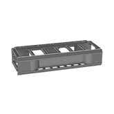 Organizador de Cables Horizontal CableTek, Sencillo (Solo Frontal), Para Rack de 19in, 1 UR