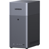 NAS UGREEN NASync DH2300 / Procesador RK3576 / 4GB u 8GB RAM / 32GB eMMC / 2 Bahías SATA / JBOD-Basic-RAID 0-RAID 1 / Puerto HDMI 4K / 1 GbE / USB 3.2 Gen 1 Type-C / Detección NFC