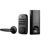 Cerradura Inteligente WiFi / Escáner de Huellas Dactilares / Teclado Numérico / Control por App / 8 Baterías AA / Bloqueo Manual y Automático / Compatible con Puertas 35-55 mm