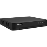 DVR 4 Canales TURBOHD + 4 Canales IP / 8 Megapixel (4K) / Audio Bidireccional / ACUSENSE / 1 Bahía de Disco Duro / Salida de Video en Full HD / H.265+