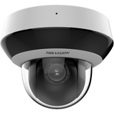 Mini Domo PTZ IP 4 Megapixel / 4X Zoom / Micrófono y Bocina Integrada / ACUSENSE / H.265+ / 20 mts IR EXIR / WDR / PoE / IK10 / IP66 / DarkFighter / / Micro SD