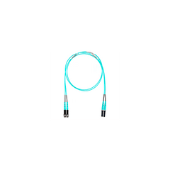 Jumper de Fibra Optica Multimodo 50/125 OM3, LC-SC Duplex, OFNR (Riser), Color Aqua, 15 Metros (49.21 Pies)