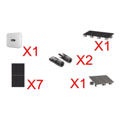 Kit Solar Interconexion / 4 kW 220Vca / Inversor HUAWEI/ Montaje Incluido