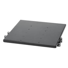 Charola de Doble Fijación en Rack de 2 Postes, 635 mm de Profundidad, y Soporte de Peso de 113 Kg, 1 UR, Color Negro