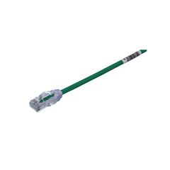 Cable de Parcheo UTP Cat6A, CM/LSZH, Diámetro Reducido (28AWG), Color Verde, 20ft