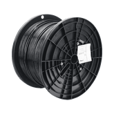 Bobina de Cable UTP de 4 Pares OSP (Planta Externa), Cat6 de Rango Extendido, 22 AWG, Color Negro, 305 Metros (1000 Pies).