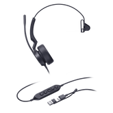 Diadema Alámbrica Yealink UH44 Mono USB-C/A Certificada con Microsoft Teams