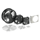 Ventilador Axial Compacto 6 Pulgadas / 115VAC / 102CFM / Silencioso / Acero Negro / 50,000 Horas Operación