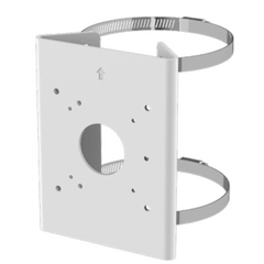 Soporte para Poste Serie 35 / Material Aluminio + Acero Inoxidable / Capacidad de Carga Máxima 4 kg / Compatible con Accesorios Honeywell / Para Cámaras de Seguridad Exteriores