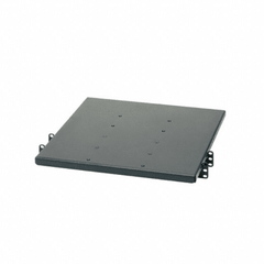Charola de Doble Fijación en Rack de 2 Postes, 457 mm de Profundidad, y Soporte de Peso de 113 Kg, 1 UR, Color Negro