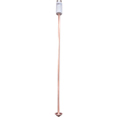 Electrodo de Cobre con Filtro Equipotencial y Compuesto Mejorador de 6Kg.