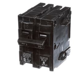 Interruptor automático enchufable tipo QP 2 polos, 30 amp