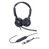 Diadema Alámbrica Yealink UH42 Dual con Audio HD y Conectividad USB-C/A Certificada con Microsoft Teams