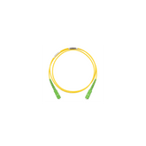 Jumper de Fibra Optica Monomodo 9/125 OS2, SC/APC-SC/APC Simplex, OFNR (Riser), Color Amarillo, 5 Metros