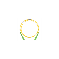 Jumper de Fibra Optica Monomodo 9/125 OS2, SC/APC-SC/APC Simplex, OFNR (Riser), Color Amarillo, 5 Metros