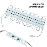 Módulo LED Resistente a Intemperie / 4500 Lúmenes / 110V / Luz Cálida 2 700 K / Hasta 20 Módulos en Serie / No Requiere Transformador.