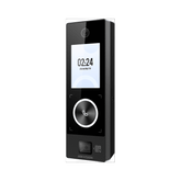 Terminal Facial Min Moe WiFi & PoE con Botón de Llamada y LECTOR DE QRs FISICO / Exterior IP65 / Tarjetas Virtuales Bluetooth con HikConnect Teams / 1000 Rostros y 3,000 Huellas / HIK-IA