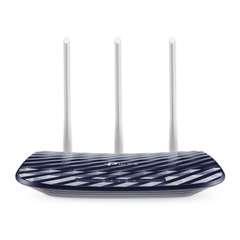 Router Inalámbrico doble banda AC, 2.4 GHz y 5 GHz Hasta 733 Mbps, 3 antenas externas omnidireccional, 4 Puertos LAN 10/100 Mbps, 1 Puerto WAN 10/100 Mbps