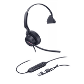 Diadema Alámbrica Yealink UH46 Mono USB-C/A Certificada con Microsoft Teams