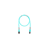Jumper de Fibra Optica Multimodo 50/125 OM4, LC-SC Duplex, LSZH, Color Aqua, 6 Metros