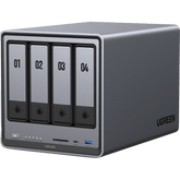 NASync DXP4800 | SO UGOS Pro | Intel N100 12th Gen Intel® Quad Core™ | 4-Bahias (SATA) hasta 96TB | 2* M.2 SSD hasta 16TB| 8GB DDR5 (Exp. a 16GB) | 2.5Gb Dual Ethernet | HDMI 4K | 2* USB2.0 | 1*USB 3.2Gen | 1* USB 3.2Gen2 | 1*USB-C 3.2Gen2 | SD