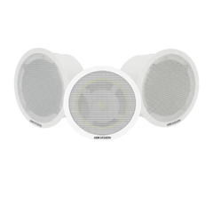 Kit Altavoz principal y 2 bocinas secundarias, solo alimenta la principal | Bluetooth | Hik-Connect | Musical Ambiental | Voceo | Calendarización de audios