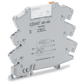 Módulo con Relé WAGO 857-359 / 24V ... 230V AC/DC / Corriente Permanente Límite 6 A / Un Inversor / Indicador de Estado Amarillo / Montaje en Carril DIN-35 / Aislamiento Reforzado