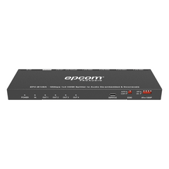 Splitter HDMI 1x4 | 1 Entrada a 4 salidas (Simultaneas) | 4K@60Hz | Extractor de Audio | Down Scaler | HDR 4:4:4 | EDID | 18Gbps