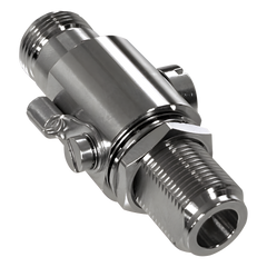 Protector Contra Descargas Eléctricas / Rango de Frecuencia de DC a 5.8 GHz / Impedancia 50Ω / Protección Bidireccional / Tubo de Descarga de Gas 90V Reemplazable / Conectores N hembra