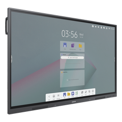 Pantalla Interactiva 75" / Resolución 4K UHD (3840x2160) / Táctil IR / Brillo 400 nits / Android 14 EDLA / WiFi y Bluetooth / Compatible VESA 800x400