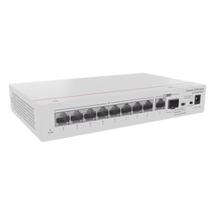 Switch Gigabit No Administrable PoE / 8 puertos 10/100/1000 Mbps (PoE) / 2 Puertos SFP Uplink / 124W