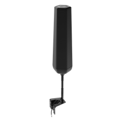 Antena Hexagonal Exterior HEX 360 / 617-894 MHz 6.0 dBi / 1000-1710 MHz 7.5 dBi / 1710-2200 MHz 7.0 dBi / Omnidireccional / Compatible Todas Operadoras Norteamericanas / Material ASA IP67 / VSWR <2.5:1 / Potencia Máxima 10W / Incluye Montaje de