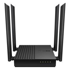 Router Inalámbrico AC 1200 / Doble Banda MU-MIMO / 1 puerto WAN 10/100/1000 Mbps / 4 puertos LAN 10/100/1000 Mbps / Compatible con EasyMesh / Administración Web o App Tether