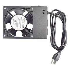 Ventilador 110 Vca con Clavija para Gabinete de Pared con 2 Tomas de Corriente